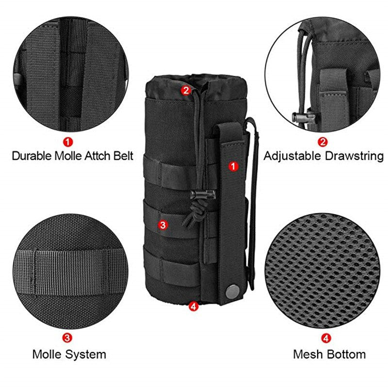 Tactical MOLLE Water Bottle Pouch
