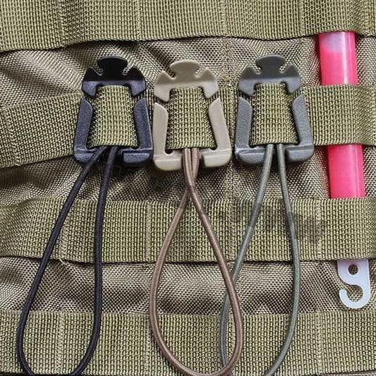 MOLLE Carabiner Clips — Pack of 1/2/5
