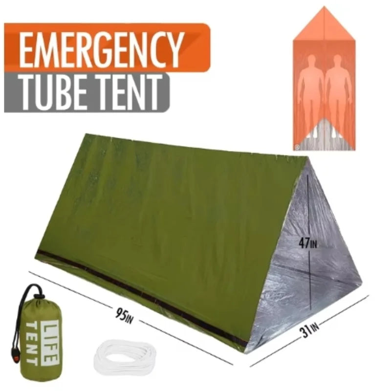 2-Person Emergency Waterproof Camping Tent